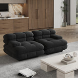 Modular Sectional Couch with Ottomans- L Shaped Couch for Living Room, 3 Seater Sofa Sets