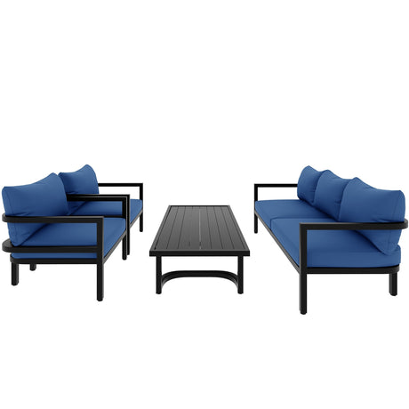 Multi-person Outdoor Steel Sofa Set