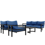 Multi-person Outdoor Steel Sofa Set