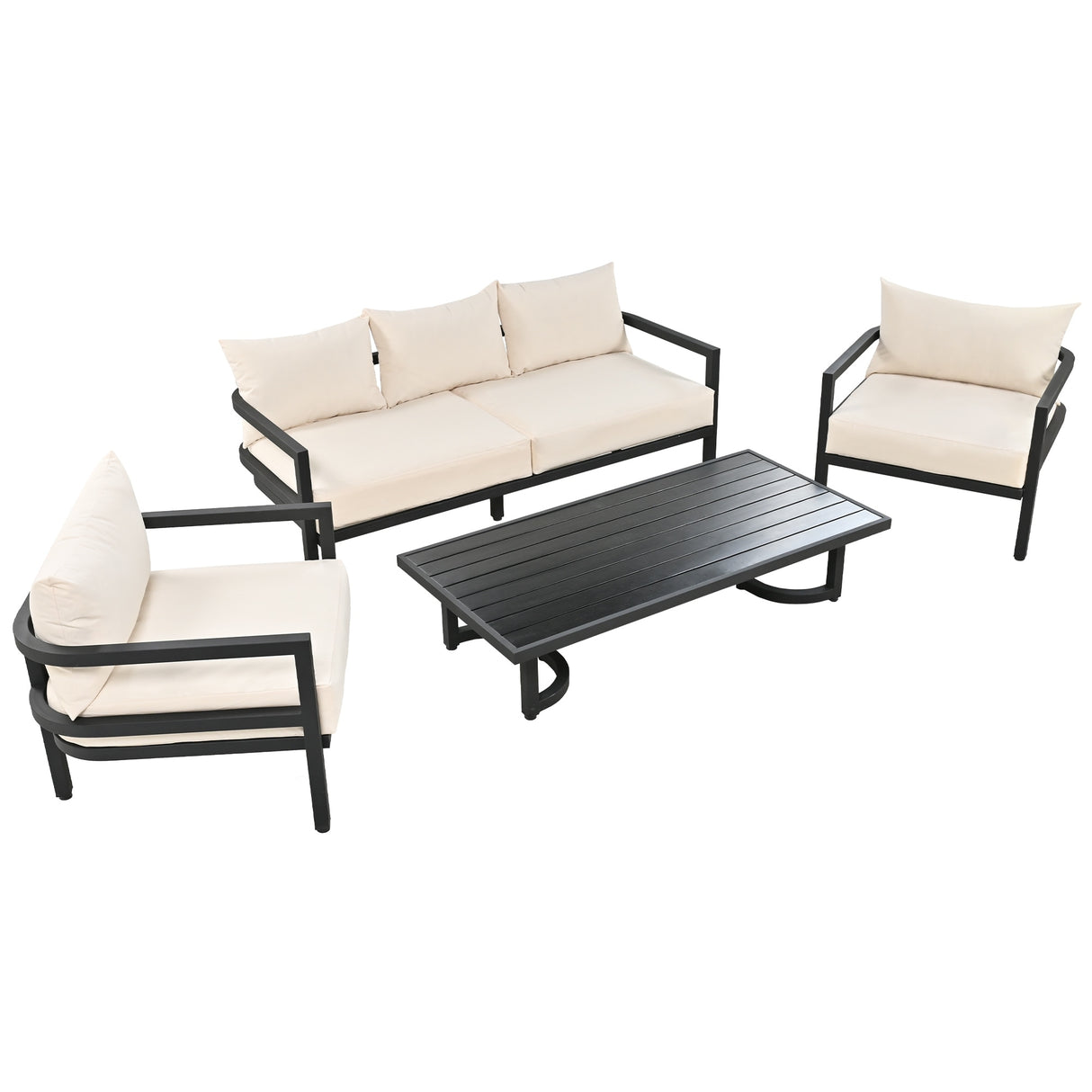 Multi-person Outdoor Steel Sofa Set