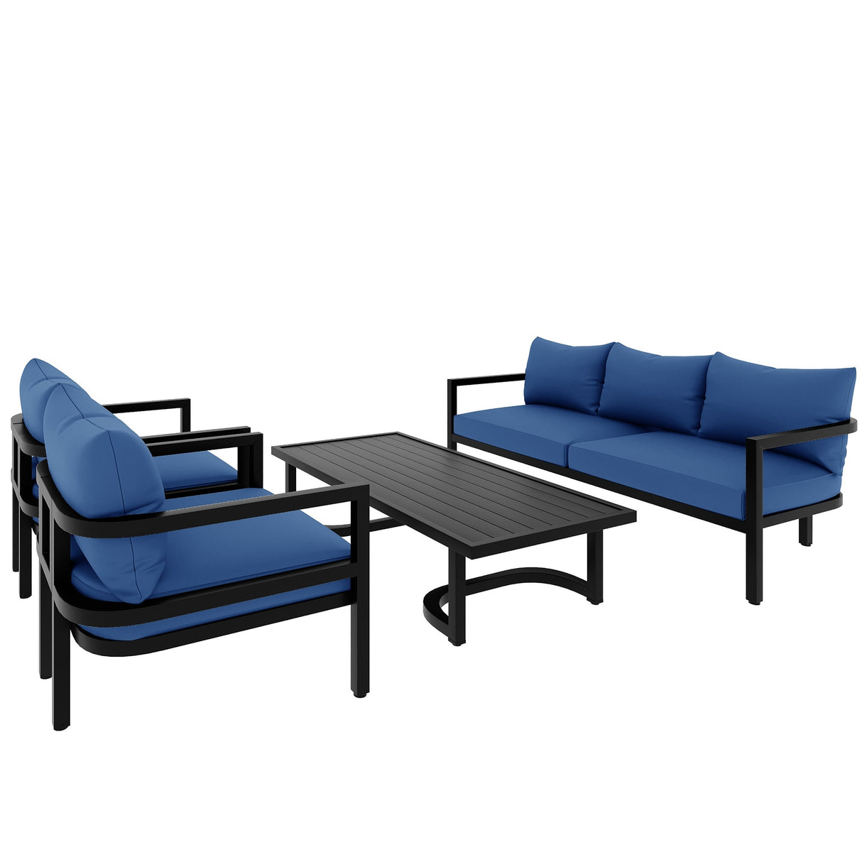 Multi-person Outdoor Steel Sofa Set