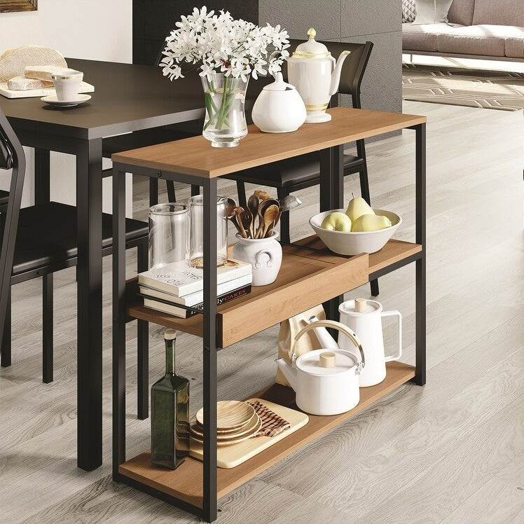 NOA console table 3 shelves