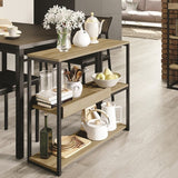 NOA console table 3 shelves