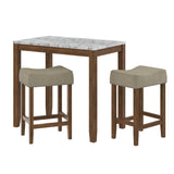 Nathan James Viktor 3-Piece Dining Set or Bistro Table