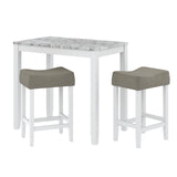 Nathan James Viktor 3-Piece Dining Set or Bistro Table