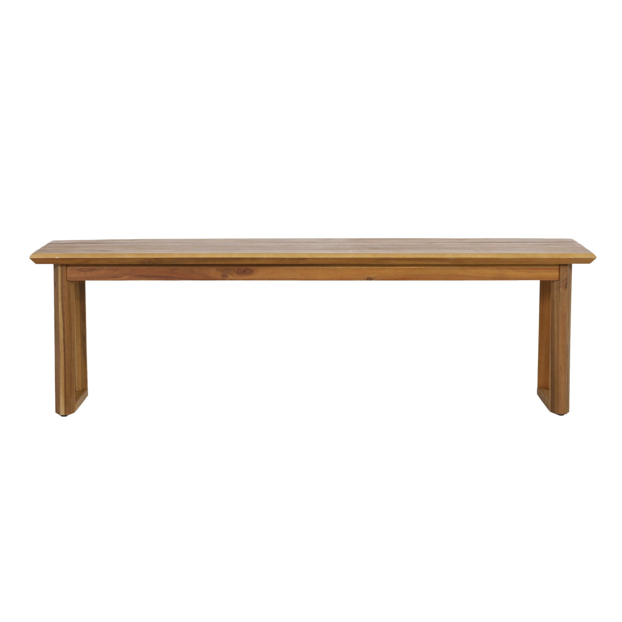 Nibley Acacia Wood Outdoor Dining Bench (Set of 2) by Christopher Knight Home