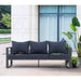 Outdoor Aluminum 3 Seater Sofa with Cushion