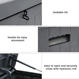 Outdoor Garden Plastic Storage Deck Box