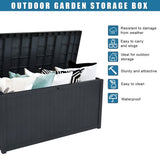 Outdoor Garden Plastic Storage Deck Box