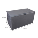 Outdoor Garden Plastic Storage Deck Box