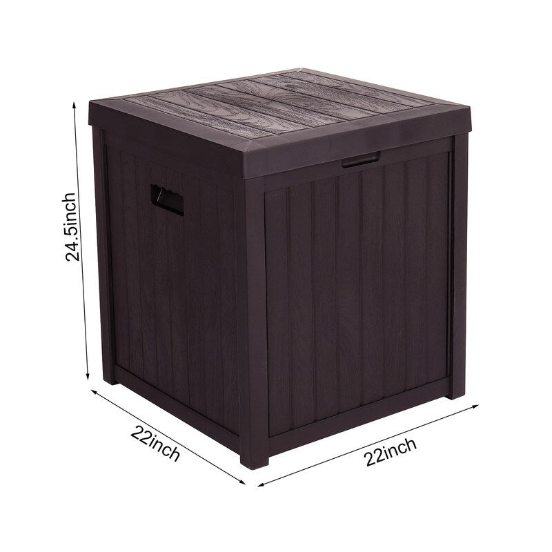 Outdoor Garden Plastic Storage Deck Box