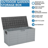 Outdoor Garden Plastic Storage Deck Box