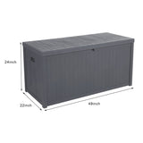 Outdoor Garden Plastic Storage Deck Box