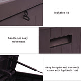 Outdoor Garden Plastic Storage Deck Box