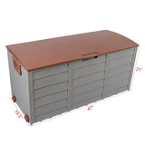 Outdoor Garden Plastic Storage Deck Box