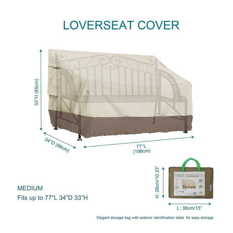 Outdoor Loveseat Lounge Cover Water Proof