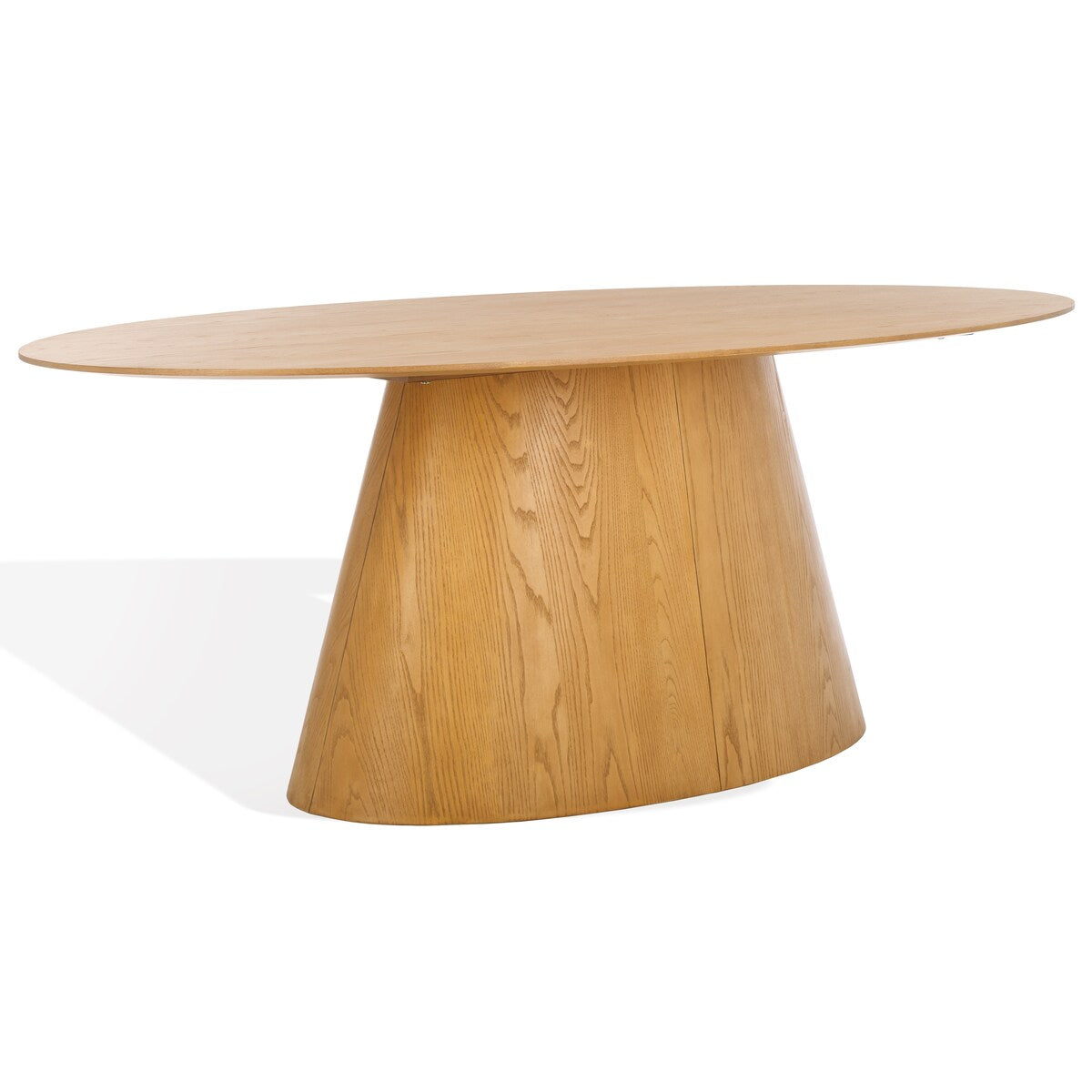 Owyn 79-inch Oval Wood Dining Table - Natural - 79Wx46Dx30H