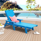 Polytrends Laguna Hdpe All Weather Outdoor Patio Pool Reclining Chaise Lounge