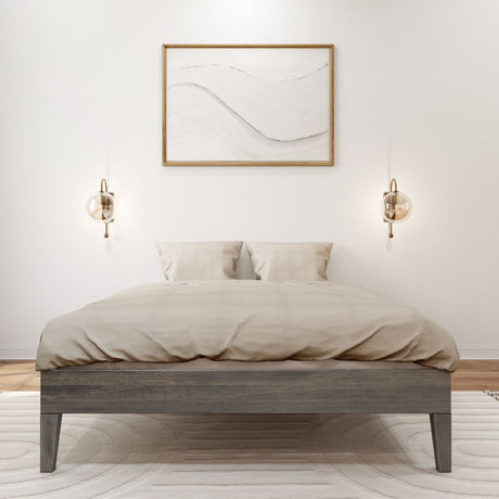 Plank and Beam Full-Size Platform Bed