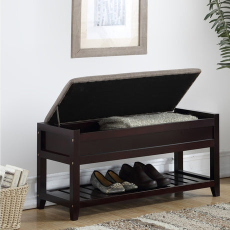 Porch & Den Humes Storage Shoe Bench