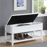 Porch & Den Humes Storage Shoe Bench