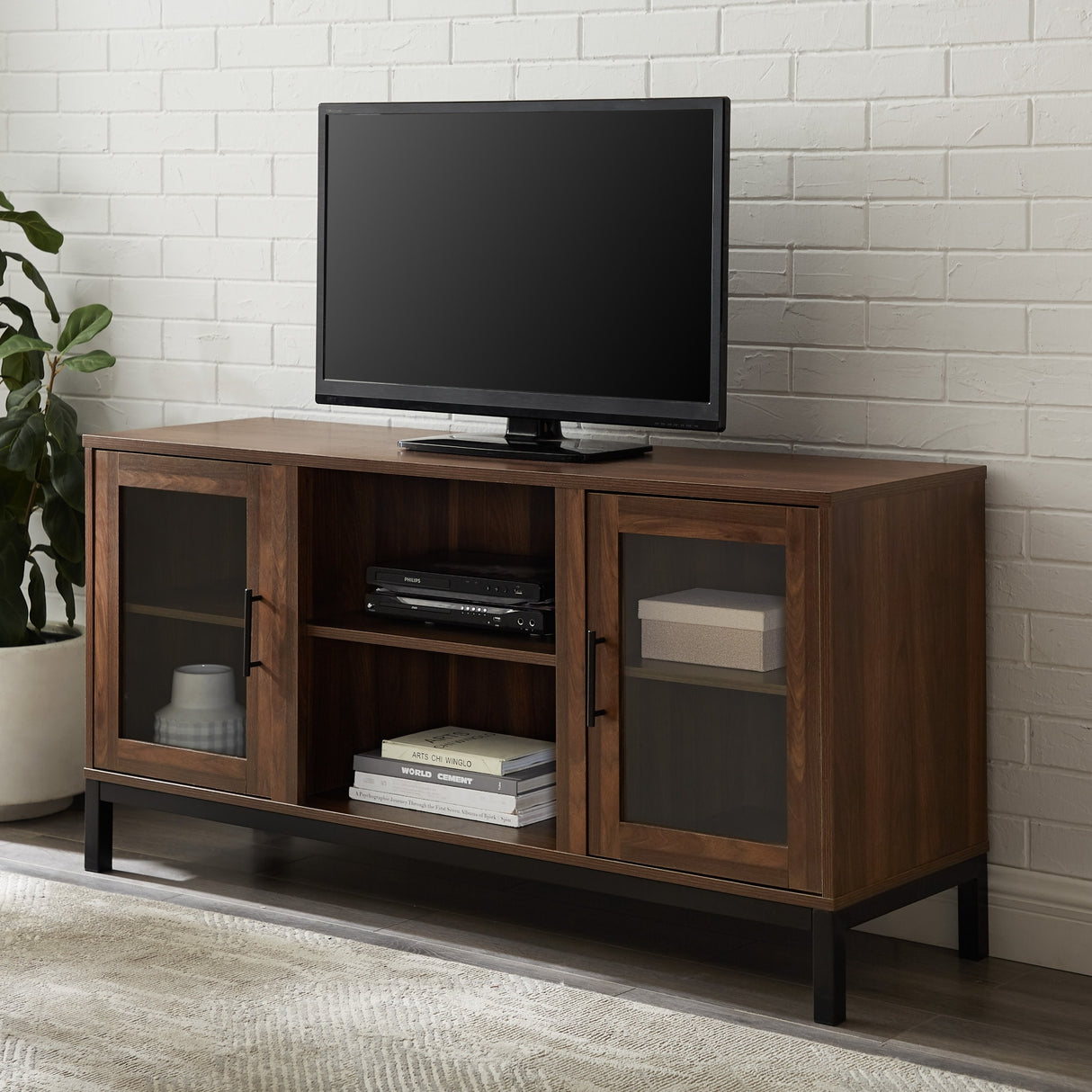 Middlebrook 52-inch TV Stand with Metal Legs