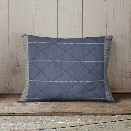 REANNA BLUE Outdoor Lumbar Pillow By Kavka Designs