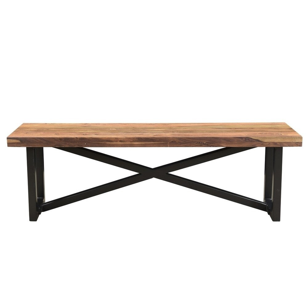 Raven Sheesham Wood Dining Bench