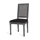 Regina French Country Wood and Cane Upholstered Dining Chair (Set of 6) by Christopher Knight Home