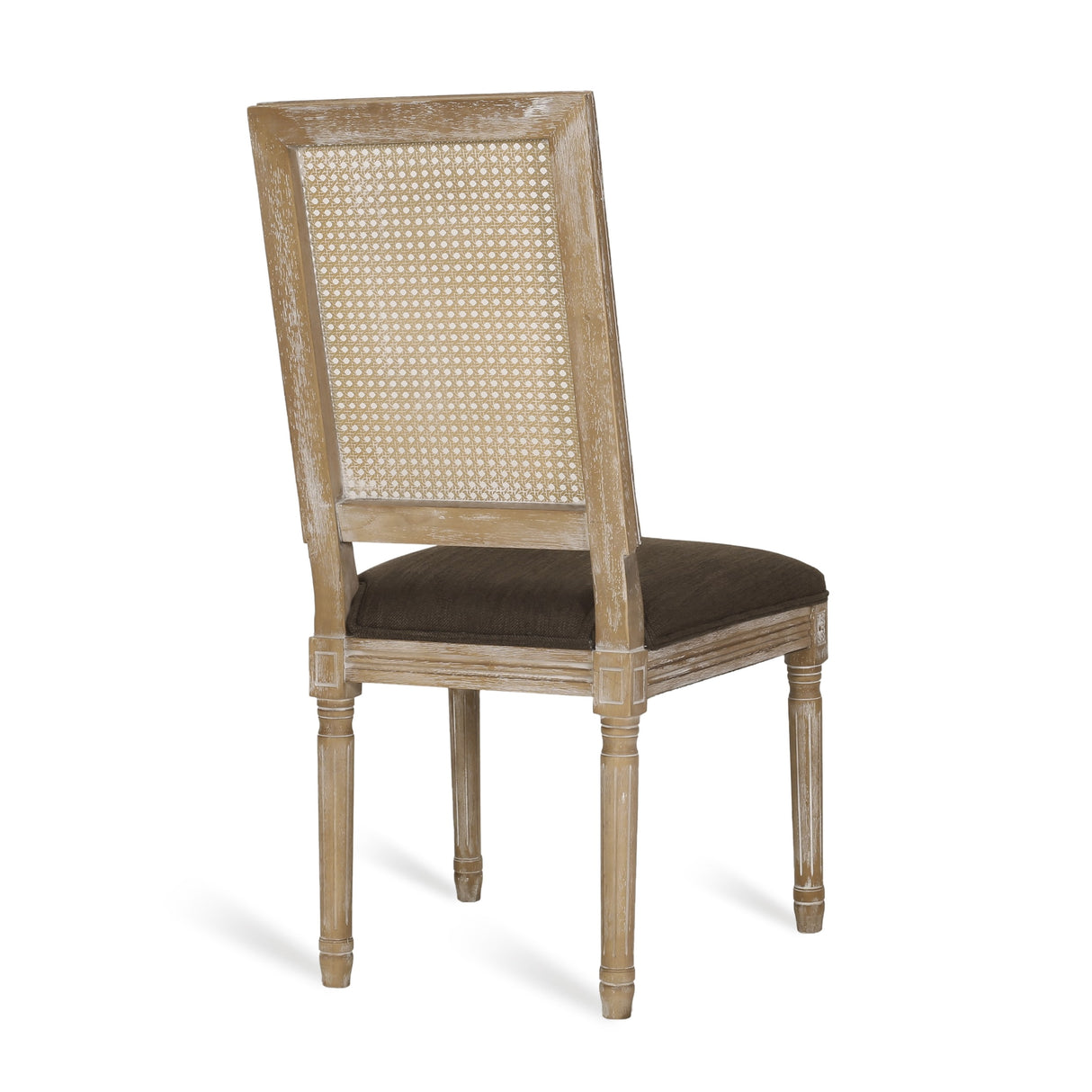 Regina French Country Wood and Cane Upholstered Dining Chair (Set of 6) by Christopher Knight Home