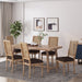 Regina French Country Wood and Cane Upholstered Dining Chair (Set of 6) by Christopher Knight Home