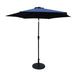 Reva 9 Feet Pole Umbrella with Carry Bag and Base