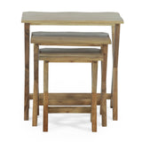 Rimrock Handcrafted Acacia Wood 3-piece Nesting Side Table Set by Christopher Knight Home