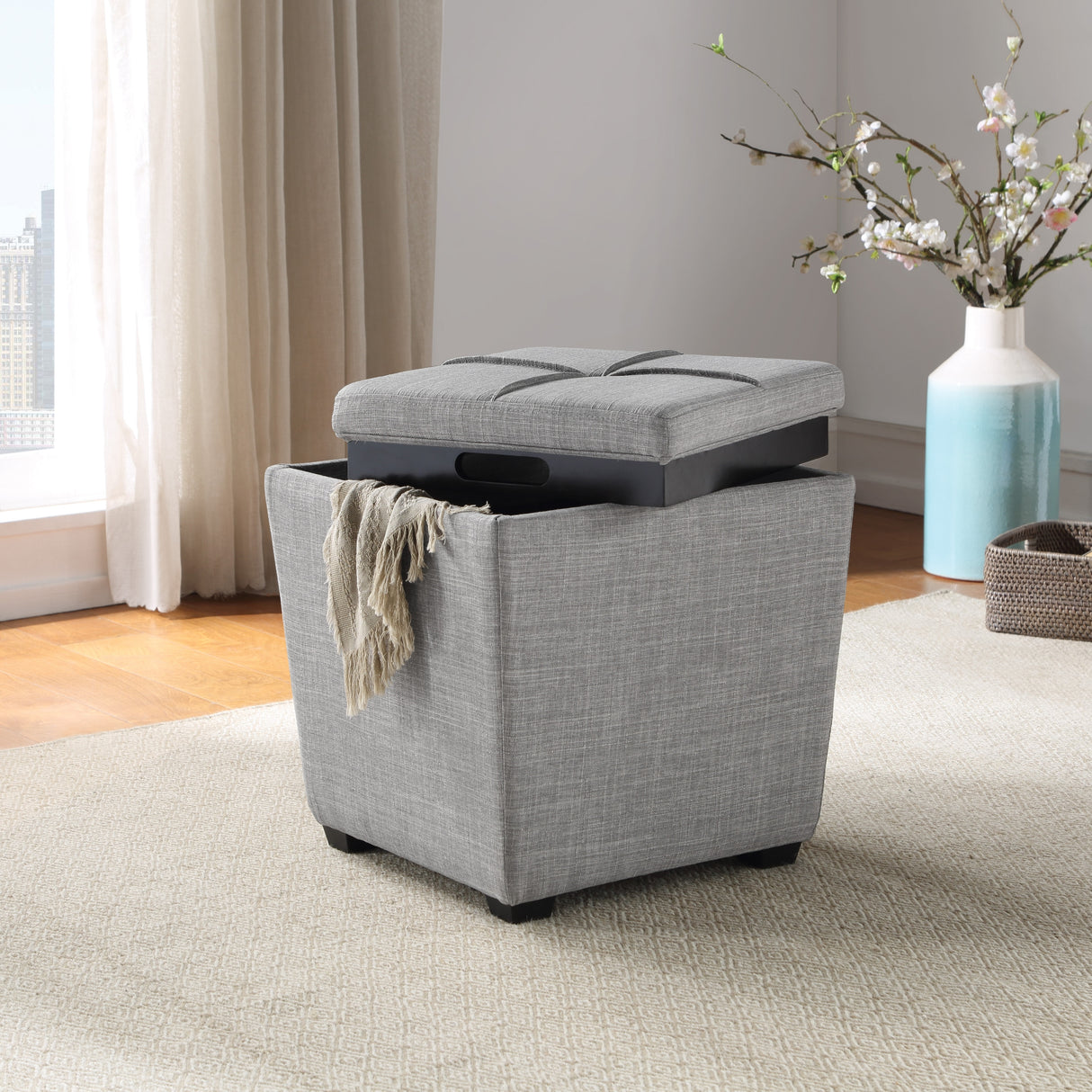 Rockford Storage Ottoman