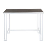 Roman Industrial Counter Height Dining Table - N/A