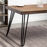 Roundhill Furniture Aryven Industrial 7-Piece Dining Set