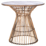 SAFAVIEH Abigail Coastal Round Accent Table - 23" W x 23" L x 20.1" H - 23Wx23Dx20H