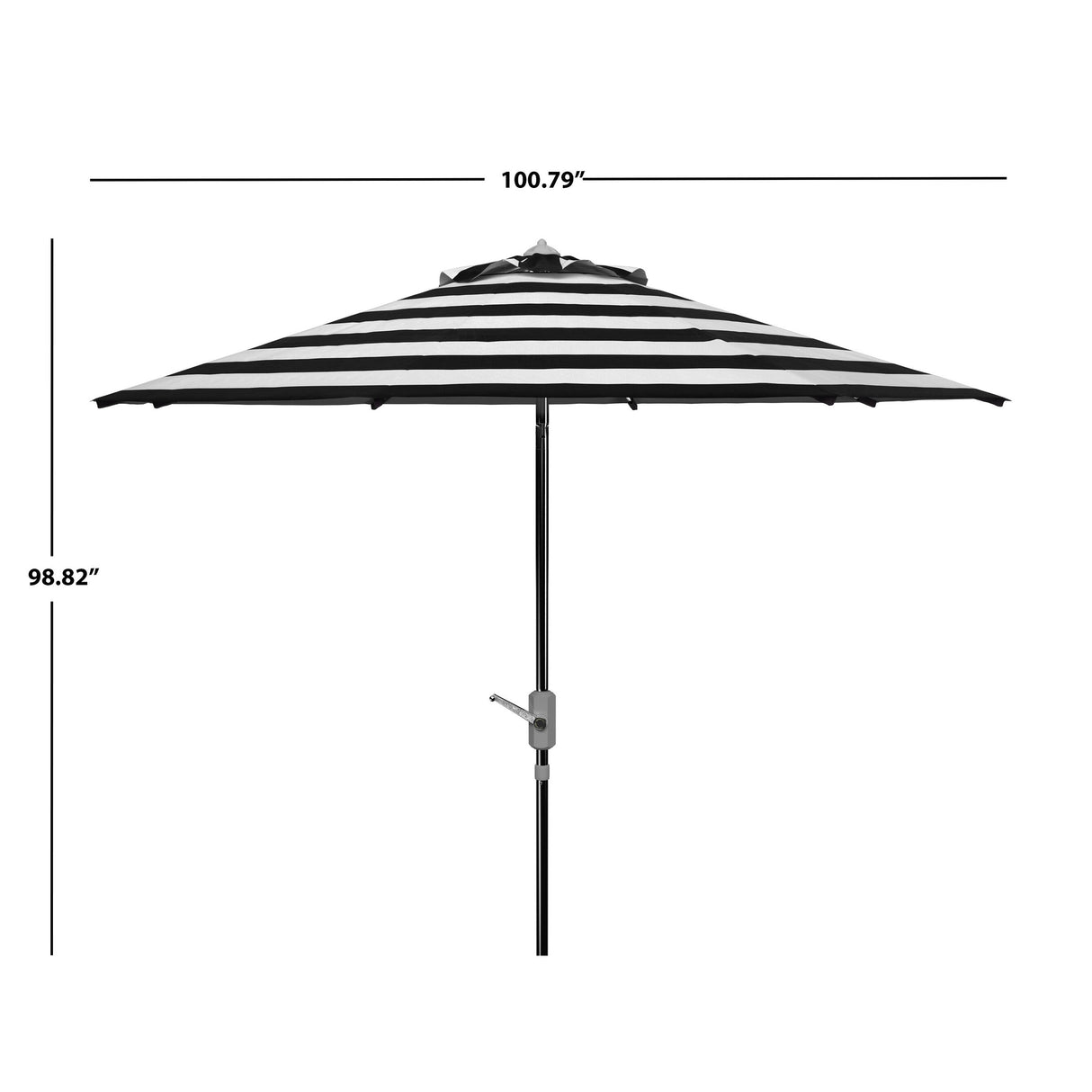 SAFAVIEH Addyson Fashion Line 9 Ft. Umbrella, Base Not Included