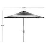 SAFAVIEH Addyson Fashion Line 9 Ft. Umbrella, Base Not Included