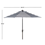 SAFAVIEH Addyson Fashion Line 9 Ft. Umbrella, Base Not Included