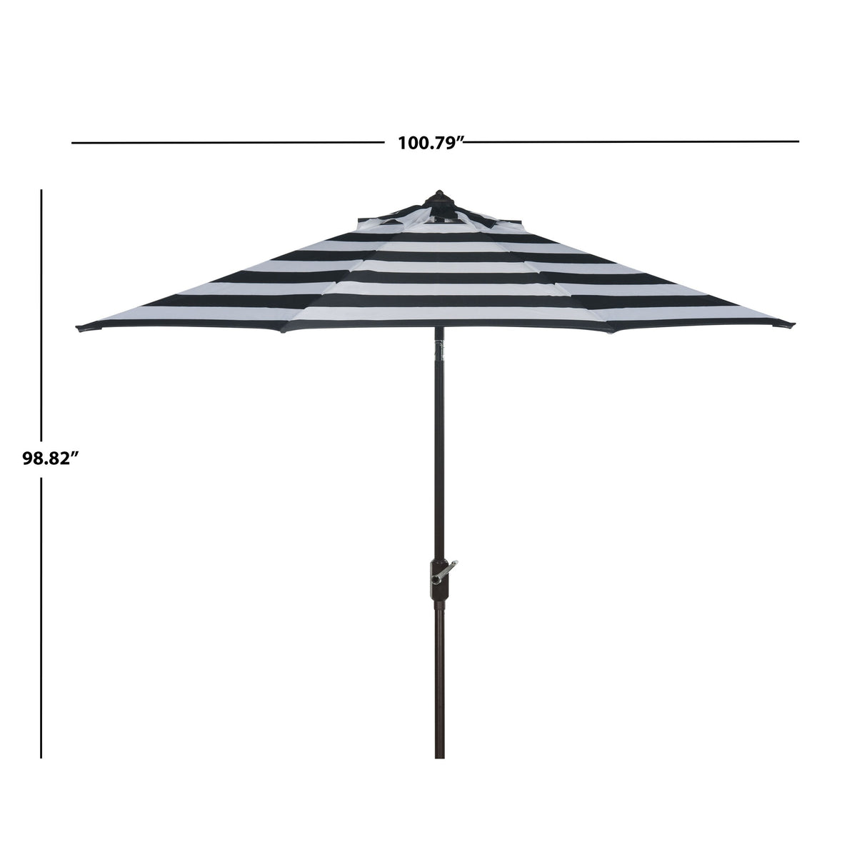 SAFAVIEH Addyson Fashion Line 9 Ft. Umbrella, Base Not Included