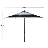 SAFAVIEH Addyson Fashion Line 9 Ft. Umbrella, Base Not Included