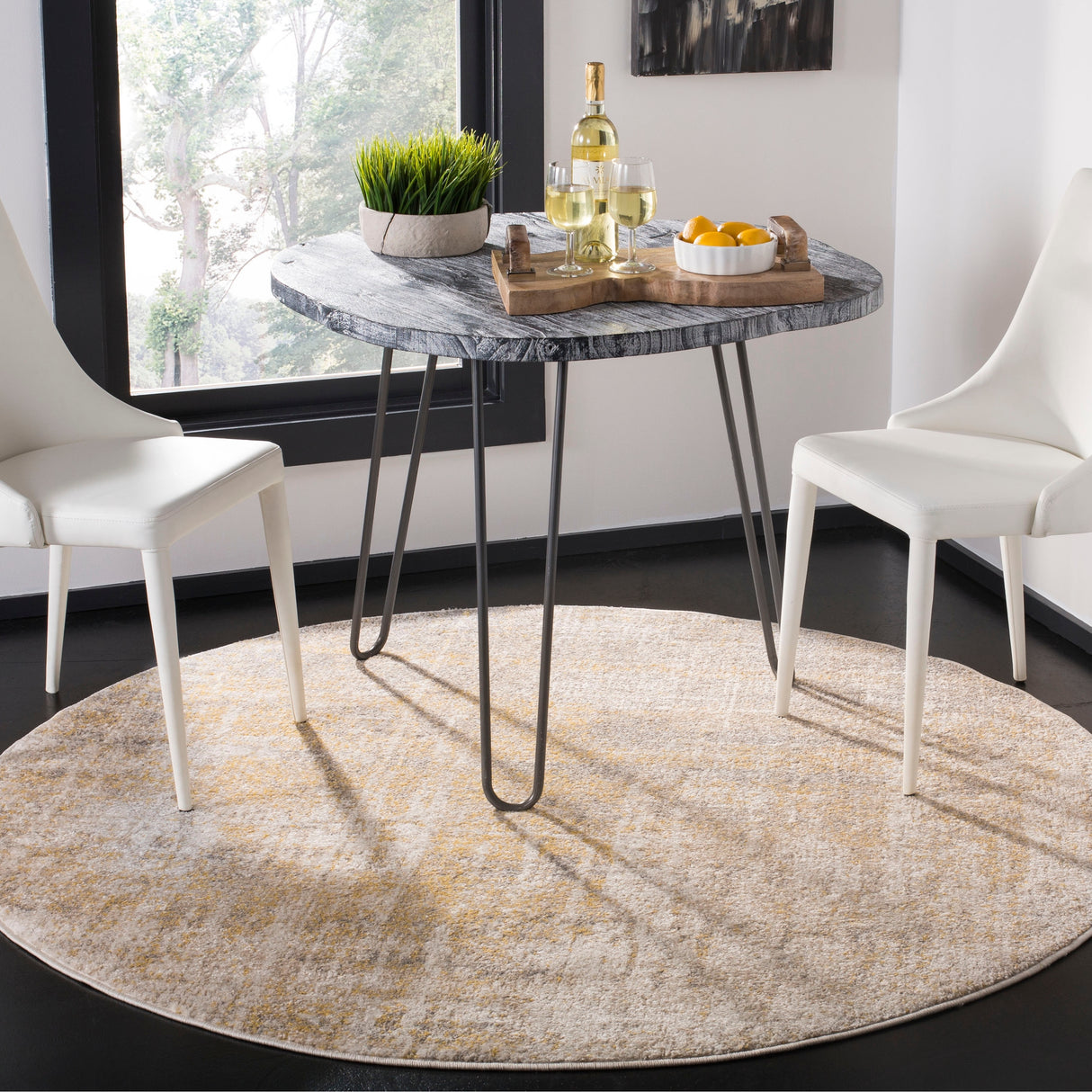 SAFAVIEH Adirondack Guillerma Modern Abstract Distressed Rug