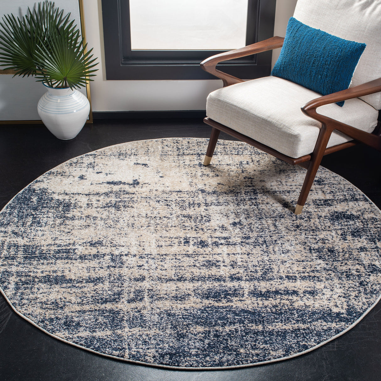 SAFAVIEH Adirondack Guillerma Modern Abstract Distressed Rug