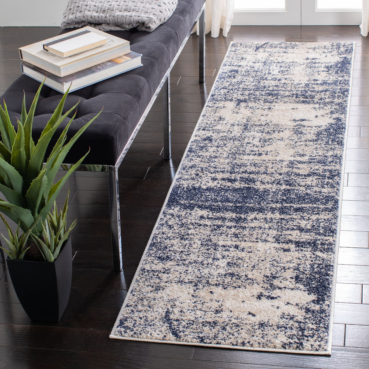 SAFAVIEH Adirondack Guillerma Modern Abstract Distressed Rug