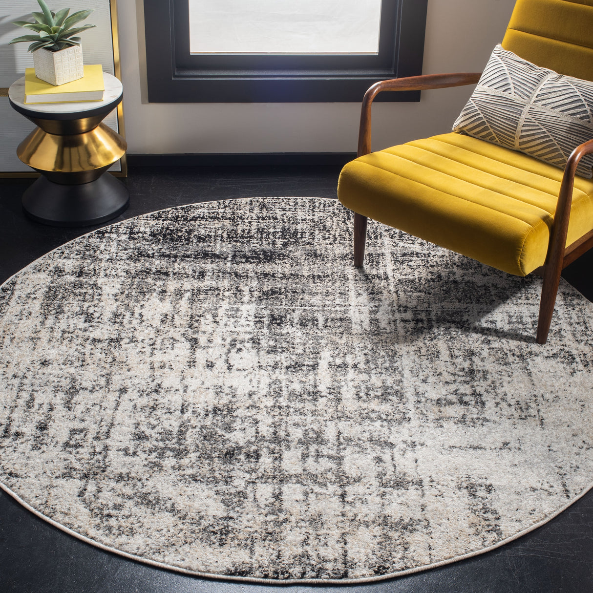 SAFAVIEH Adirondack Guillerma Modern Abstract Distressed Rug