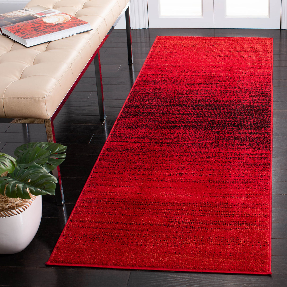 SAFAVIEH Adirondack Muzeyyen Ombre Distressed Rug