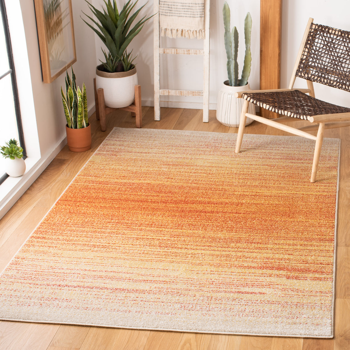 SAFAVIEH Adirondack Muzeyyen Ombre Distressed Rug