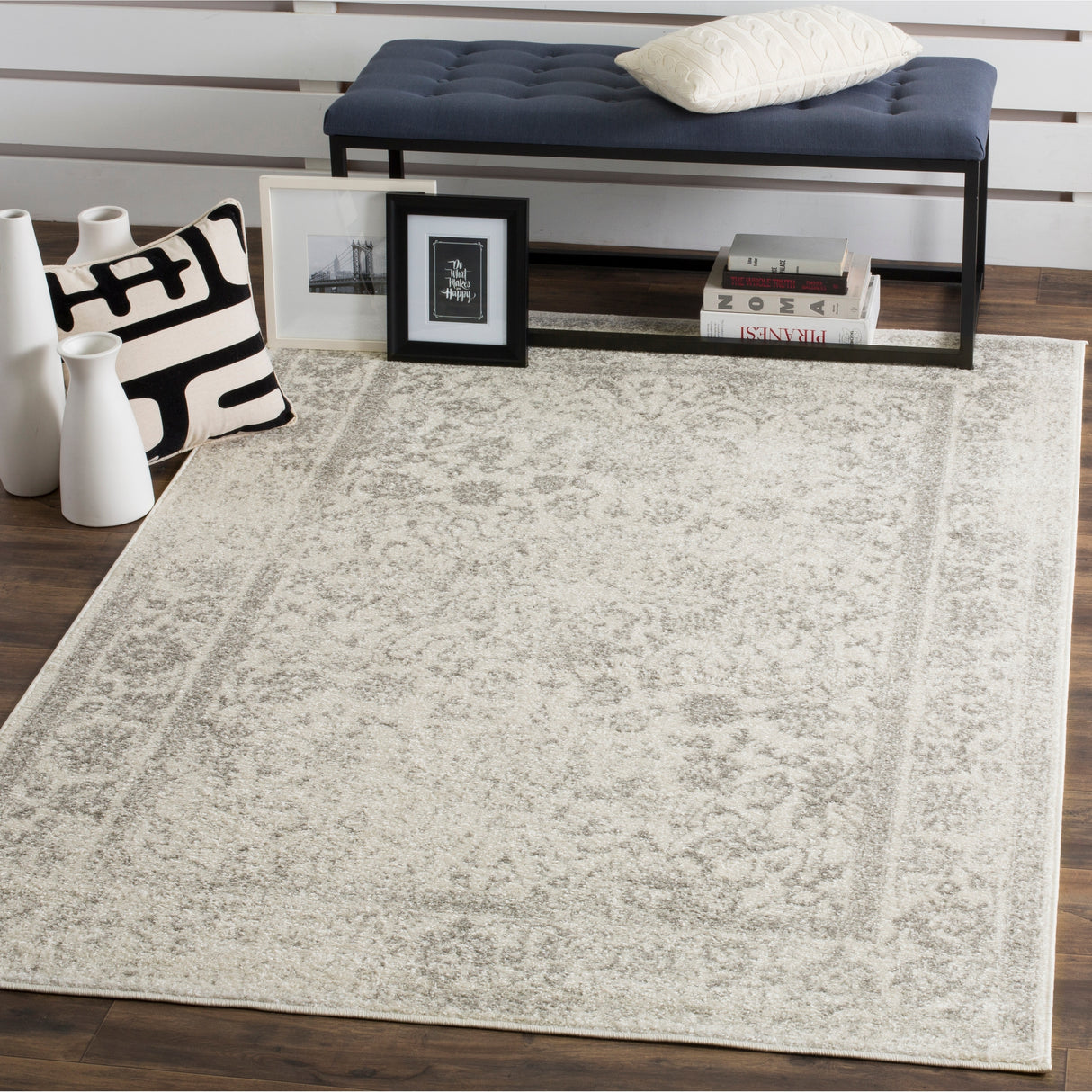 SAFAVIEH Adirondack Riin Rustic Shabby Chic Distressed Rug