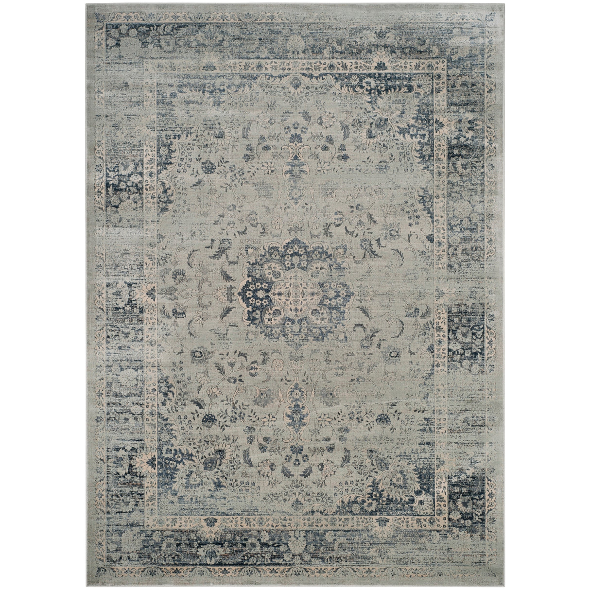 SAFAVIEH Agda Charlott Distressed Oriental Area Rug